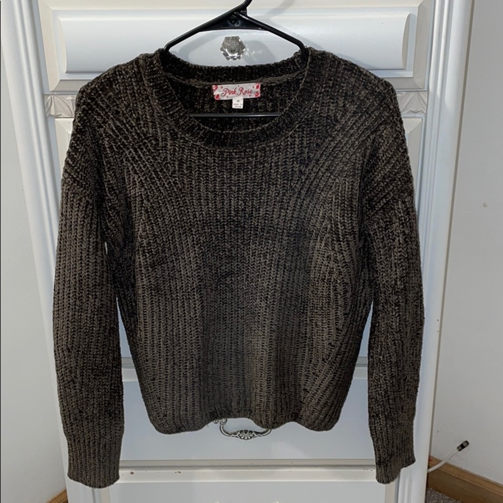 Chenille sweater